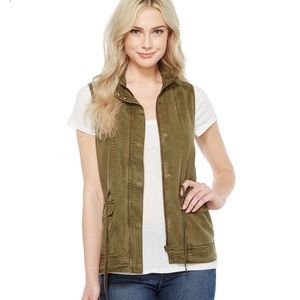 Lucky Brand Army Green Vest